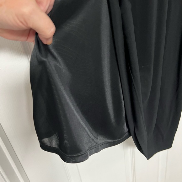 White House Black Market Black Dress with Silver Accents - Picture 4 of 11